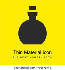 Olive oil bright yellow material minimal icon or logo design