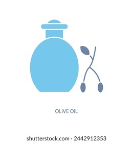 olive oil concept line icon. Simple element illustration. olive oil concept outline symbol design.