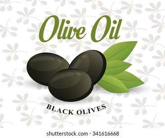 Olive oil concept with organic product design, vector illustration 10 eps graphic.