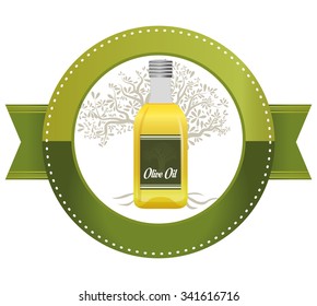 Olive oil concept with organic product design, vector illustration 10 eps graphic.