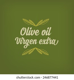 Olive oil, design concept. 
