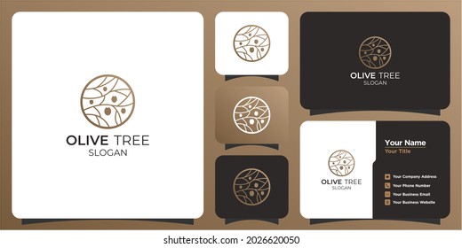 Olive Oil Design Logo And Business Card