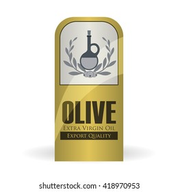 Olive OiL design. Organic concept. white background