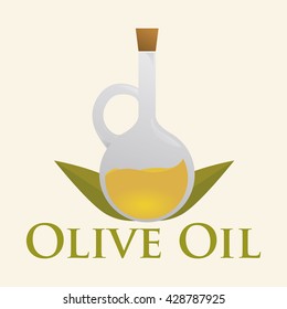 Olive Oil design. Organic concept. white background