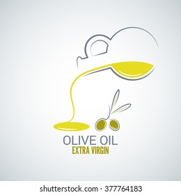 olive oil design vector background