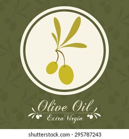 Olive Oil digital design, vector illustration eps 10