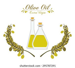Olive Oil digital design, vector illustration eps 10