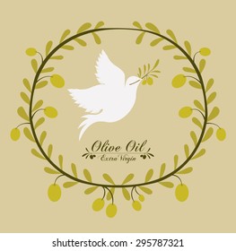 Olive Oil digital design, vector illustration eps 10