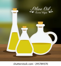 Olive Oil digital design, vector illustration eps 10