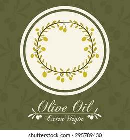 Olive Oil digital design, vector illustration eps 10
