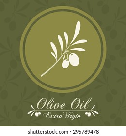 Olive Oil digital design, vector illustration eps 10