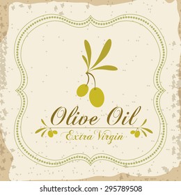 Olive Oil digital design, vector illustration eps 10