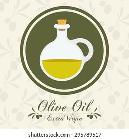Olive Oil digital design, vector illustration eps 10