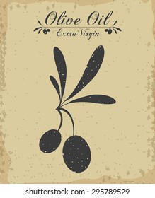 Olive Oil digital design, vector illustration eps 10