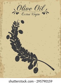 Olive Oil digital design, vector illustration eps 10