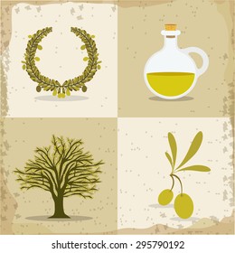 Olive Oil digital design, vector illustration eps 10