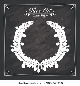 Olive Oil digital design, vector illustration eps 10
