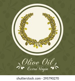 Olive Oil digital design, vector illustration eps 10