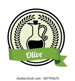 Olive Oil digital design, vector illustration 10 eps graphic