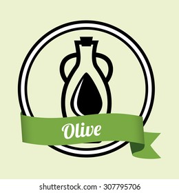 Olive Oil digital design, vector illustration 10 eps graphic