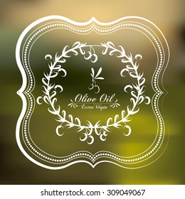 Olive Oil digital design, vector illustration eps 10