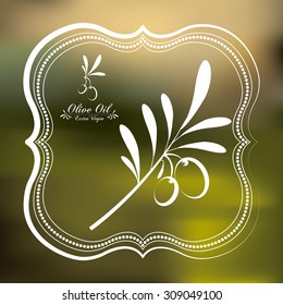 Olive Oil digital design, vector illustration eps 10