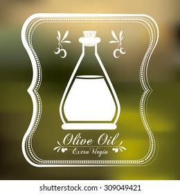 Olive Oil digital design, vector illustration eps 10
