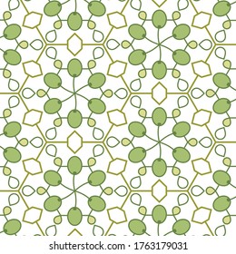 olive oil drop icon seamless pattern olives oil on white background. olive extract symbol. for fabric, wallpaper and print