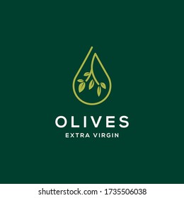  Olive Oil / Droplet and Flower logo design inspiration