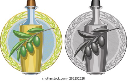 Olive oil emblem