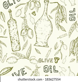 olive oil food design creative artistic seamless texture