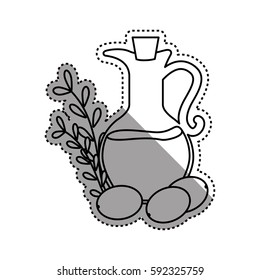 Olive oil healthy food icon vector illustration graphic design