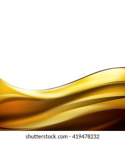 Olive oil or honey wave background. Culinary banner, background