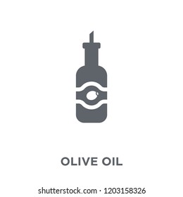 Olive oil icon. Olive oil design concept from  collection. Simple element vector illustration on white background.