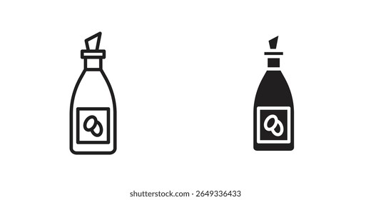Olive oil icon Design Illustrations. editable web icons