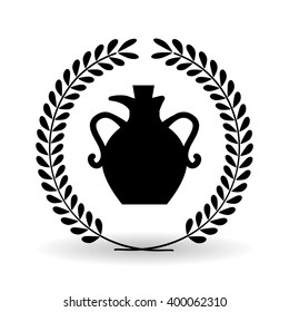 olive oil icon design, vector illustration