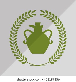 olive oil icon design, vector illustration