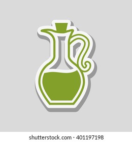 olive oil icon design, vector illustration