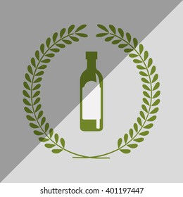 olive oil icon design, vector illustration