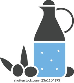Olive Oil Icon image. Suitable for mobile application.