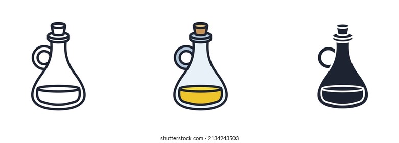 olive oil icon symbol template for graphic and web design collection logo vector illustration