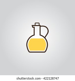 Olive oil icon vector