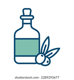 olive oil icon vector design template in white background