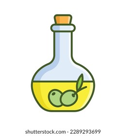 olive oil icon vector design template in white background
