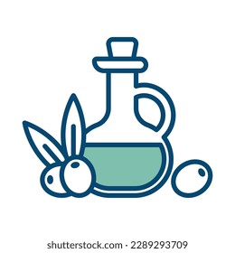 olive oil icon vector design template in white background