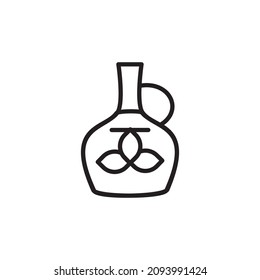 Icono OLIVE OIL en vector. Logotipo
