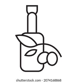 olive oil icon vector sign design