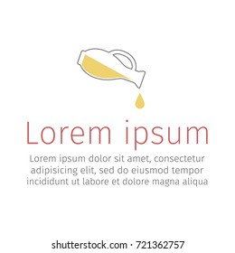 Olive oil icon. Vector signs for web graphics.