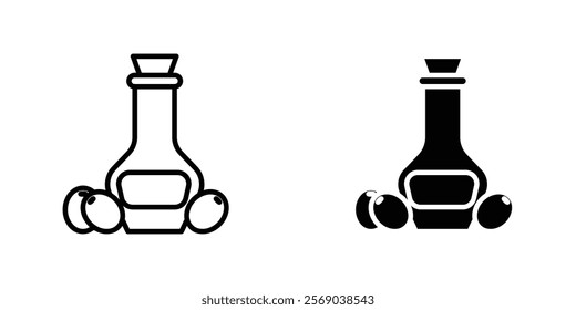 Olive oil icons vector graphic pack