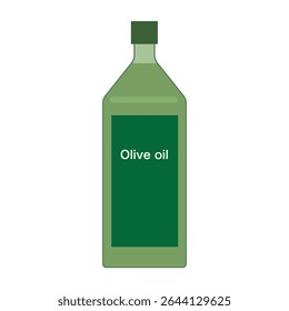 Olive oil illustration. Transparent background material.Seasoning series.
